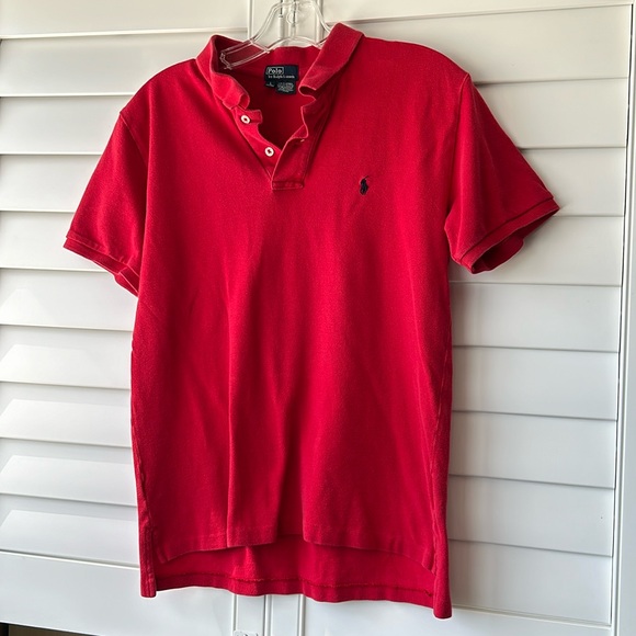 Polo by Ralph Lauren boys polo shirt. Red. Size large. - Picture 1 of 3